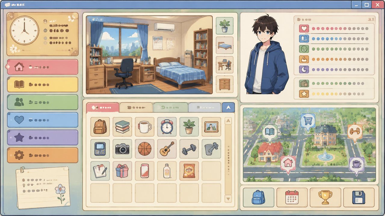 御宅伴侣 角色养成 画面 4